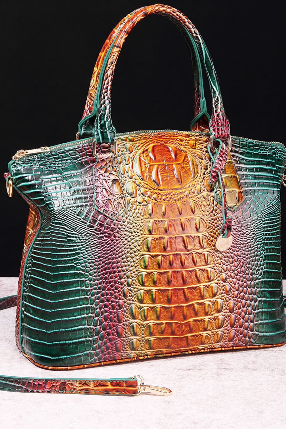 Color Leather Handbag