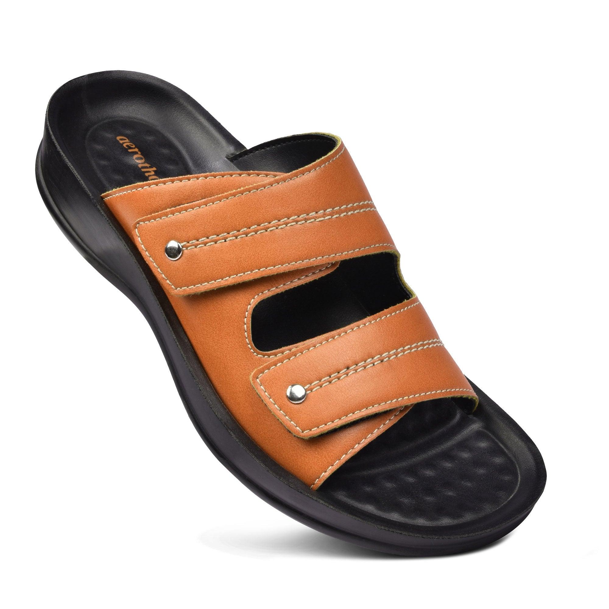 Women's Velcro Strap Slide Sandals - KaymoA 